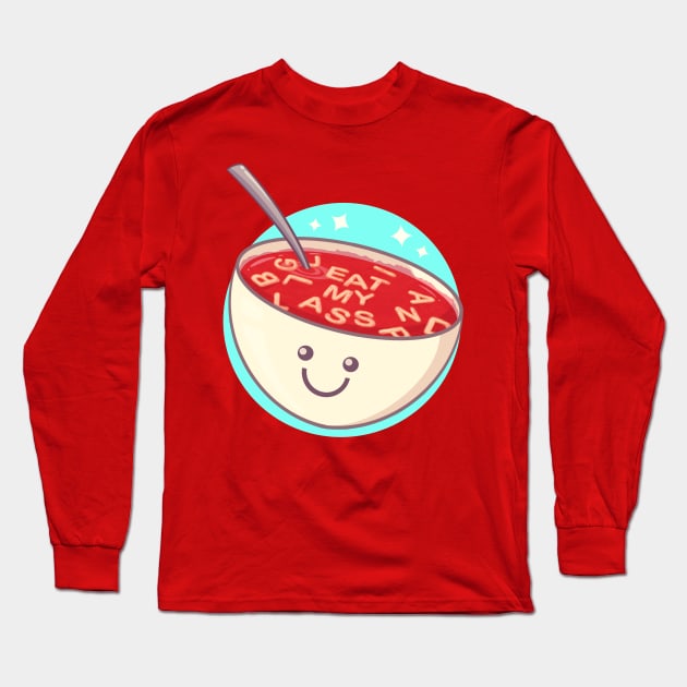 Alphabet Soup Long Sleeve T-Shirt by LVBart